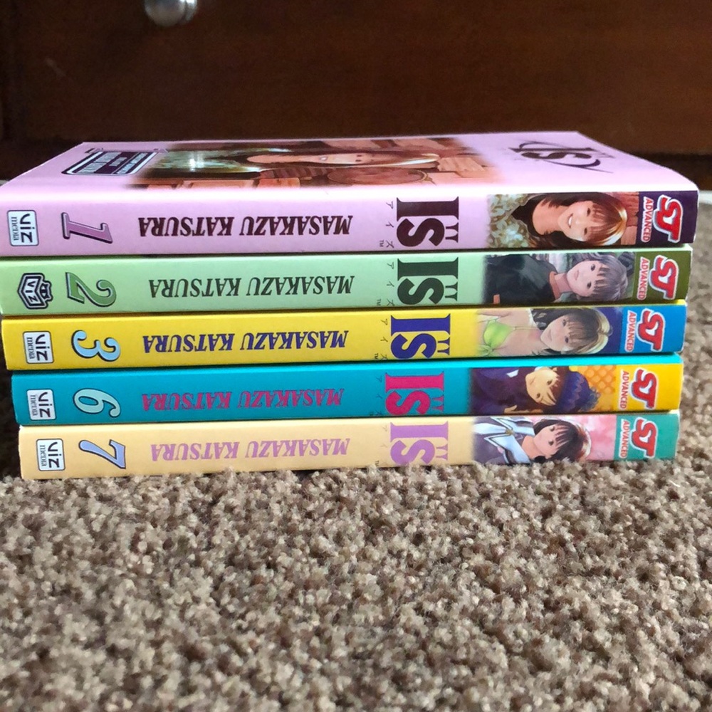 I”s manga volumes 1, 2, 3, 6, and 7
